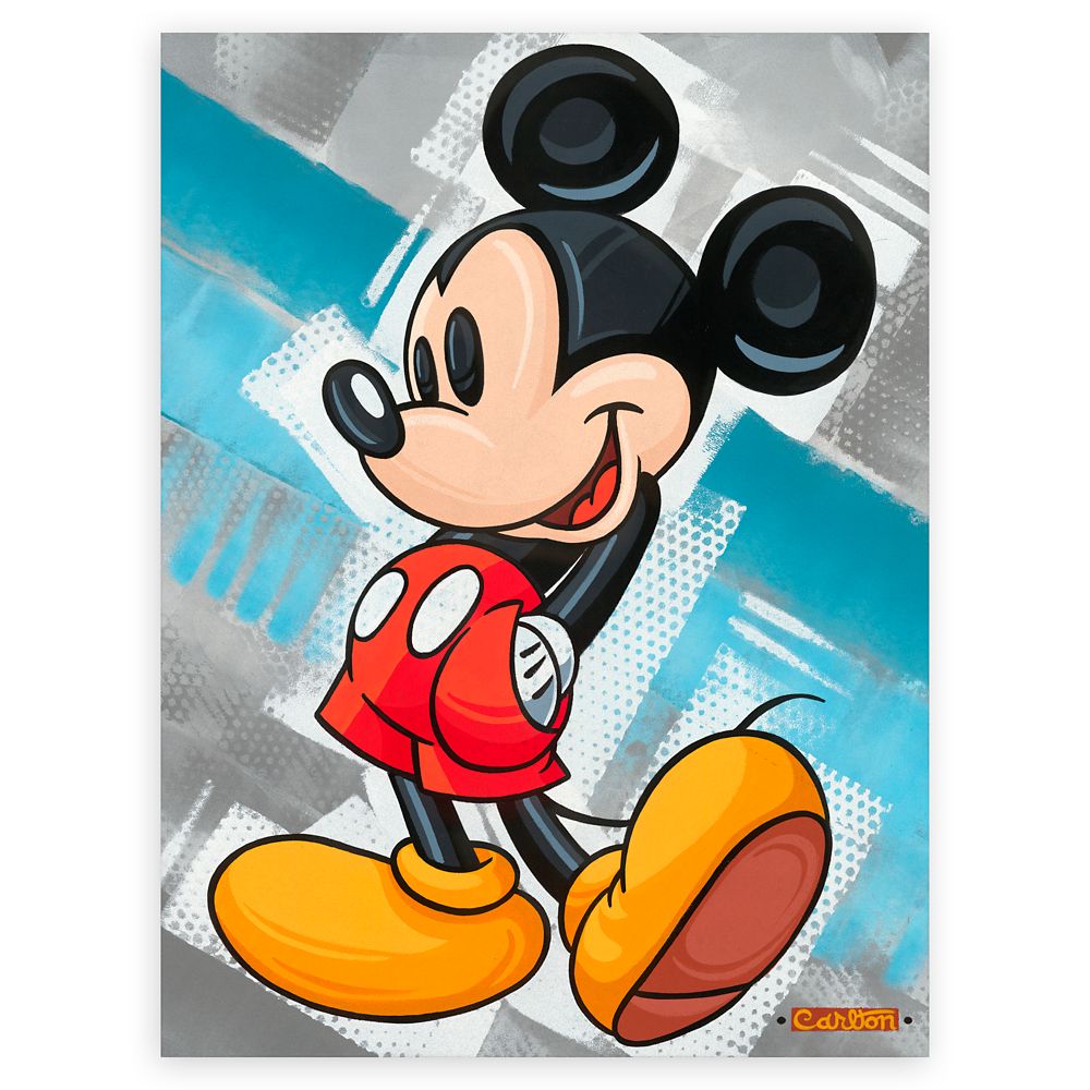 楽天ビーマジカル楽天市場店【取寄せ】 ディズニー Disney US公式商品 ミッキーマウス ミッキー 絵画 絵 アート ジクリー ジークレー ジクリー版画 インテリア 装飾 限定版 限定 [並行輸入品] Mickey Mouse ''Ahh Geez Mickey'' Giclee by Trevor Carlton ? Limited Edition グッズ ストア プレゼント