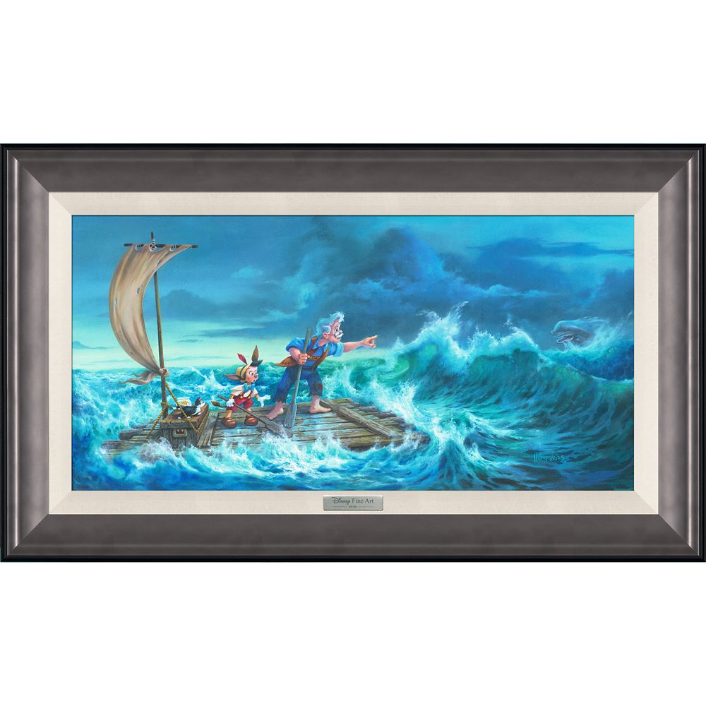 ڼ󤻡 ǥˡ Disney US ԥΥ   Х ե졼դ դ [¹͢] Pinocchio ''No Escape'' by Michael Humphries Framed Canvas Artwork ? Limited Edition å ȥ ץ쥼 ե ꥹޥ  ͵