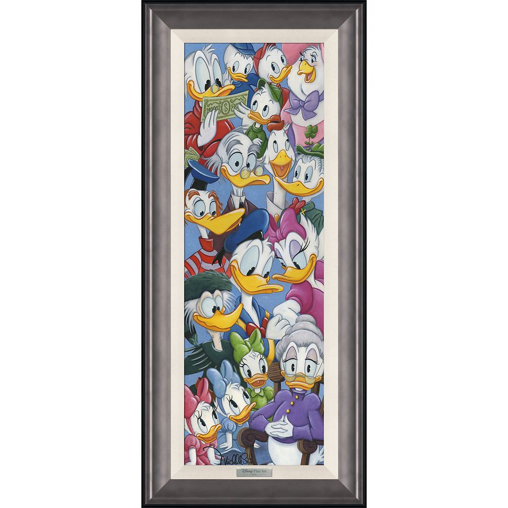 ڼ󤻡 ǥˡ Disney US ɥʥɥå ɥʥ Donald   Х ե졼դ դ [¹͢] Duck ''Duck Family'' by Michelle St.Laurent Framed Canvas Artwork ? Limited Edition å ȥ ץ쥼 ե ꥹޥ