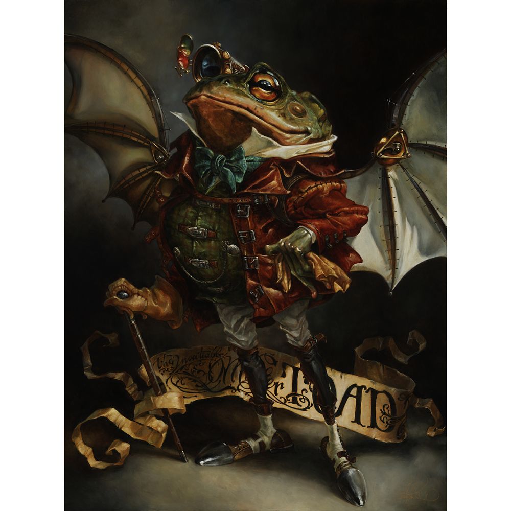 ڼ󤻡 ǥˡ Disney US ܡɤȥȡɻ   Х [¹͢] J. Thaddeus Toad ''The Insatiable Mr. Toad'' by Heather Edwards Hand-Signed &Numbered Canvas Artwork ? Limited Edition å ȥ ץ쥼 ե 