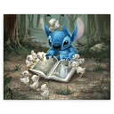 【取寄せ】 ディズニー Disney US公式商品 スティッチ リロとスティッチ 限定版 限定 キャンバス [並行輸入品] Stitch ''Friends of a Feather'' by Jared Franco Hand-Signed & Numbered Canvas Artwork ? Limited Edition グッズ ストア プレゼント ギフト クリスマス 誕