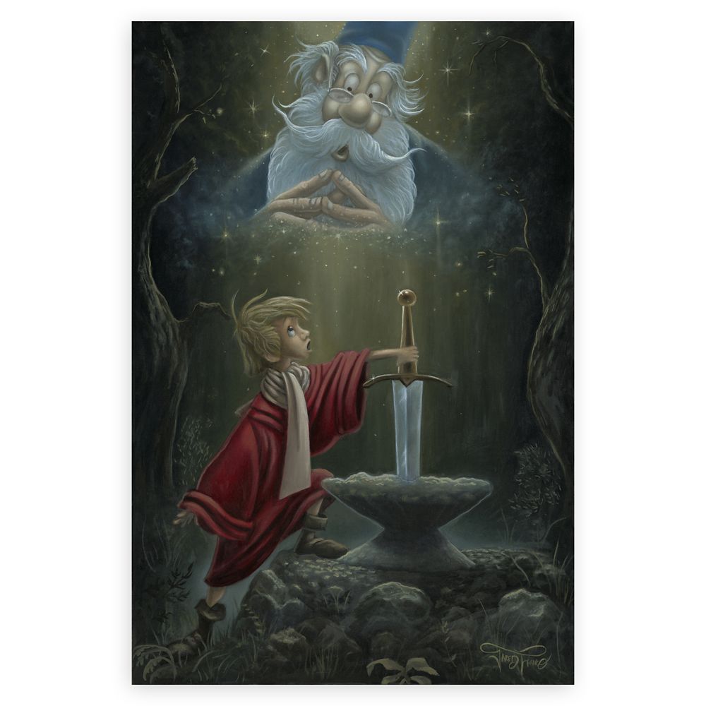 【取寄せ】 ディズニー Disney US公式商品 王様の剣 Sword in the stone 限定版 限定 キャンバス [並行輸入品] The Stone ''Hail King Arthur'' by Jared Franco Hand-Signed & Numbered Canvas Artwork ? Limited Edition グッズ ストア プレゼント ギフト クリスマス 誕生