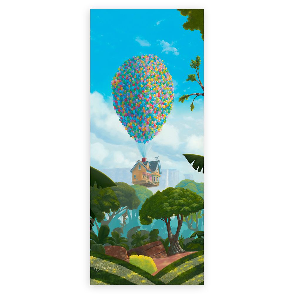 【取寄せ】 ディズニー Disney US公式商品 カールじいさんの空飛ぶ家 限定版 限定 キャンバス ミカエルプロヴェンザ [並行輸入品] Up ''Ellie's Dream'' by Michael Provenza Hand-Signed & Numbered Canvas Artwork ? Limited Edition グッズ ストア プレゼント ギフト ク