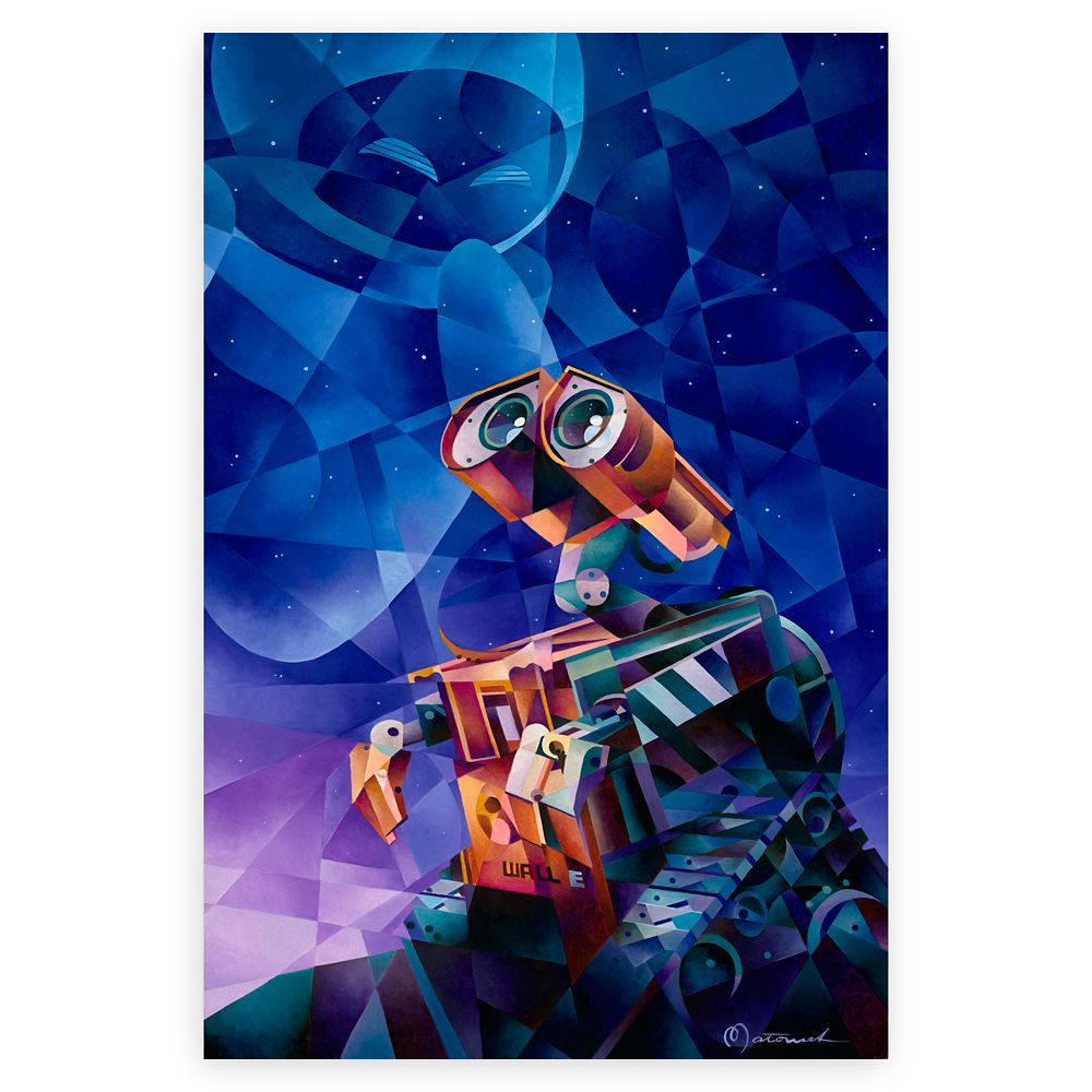 【取寄せ】 ディズニー Disney US公式商品 ウォーリー WALL-E サイン 絵画 絵 アート ジクリー ジークレー ジクリー版画 インテリア 装飾 限定版 標識 標示 限定 [並行輸入品] ''WALL-E's Wish'' Signed Giclee by Tom Matousek ? Limited Edition グッズ ストア プレゼント