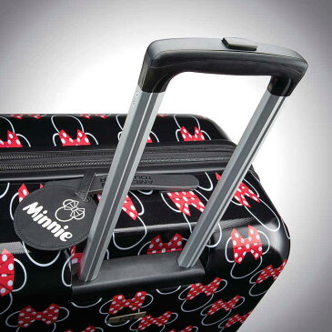 【取寄せ】 ディズニー Disney US公式商品 ミニーマウス ミニー アメリカンツーリスター スーツケースブランド キャリーバッグ 鞄 カバン スーツケース 旅行 バッグ 大サイズ アメリカン キャリーケース かばん リボン ラゲージ ころころ [並行輸入品] Minnie Mouse Bows Rol