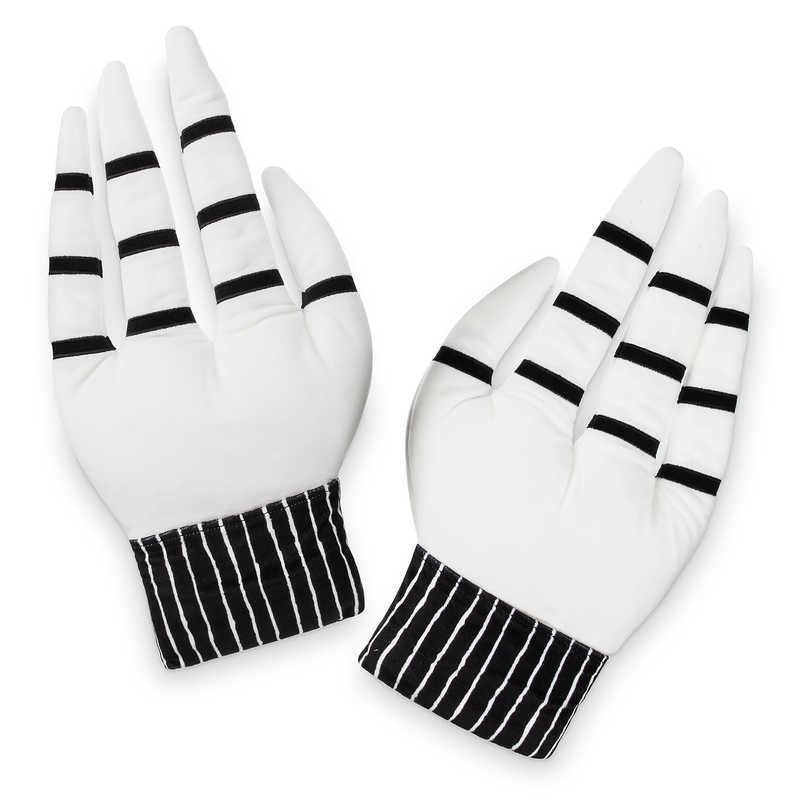 【1-2日以内に発送】 ディズニー Disney US公式商品 ジャックスケリントン ナイトメアビフォアクリスマス コスチューム 衣装 ドレス 服 コスプレ ハロウィン ハロウィーン ミット 手袋 グローブ [並行輸入品] Jack Skellington Padded Plush Costume Mitts グッズ ストのサムネイル