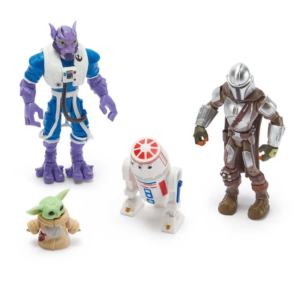 Rakuten - 【1-2日以内に発送】 ディズニー Disney US公式商品 スターウォーズ マンダロリアン グローグー グローグ チャイルド ヨーダ ベビーヨーダ フィギュア 置物 人形 アクションフィギュア 模型 おもちゃ セット トイボックス [並行輸入品] The Mandalorian and Grogu