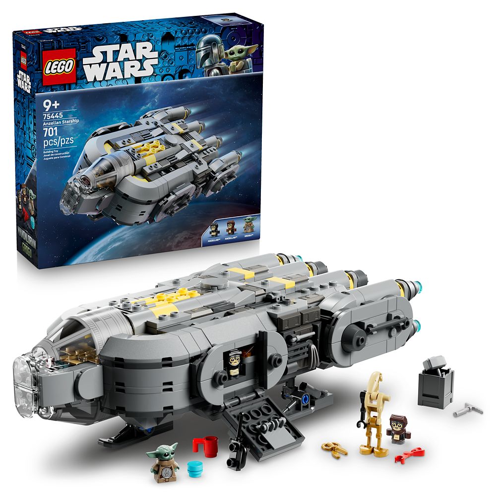 Rakuten - 【取寄せ】 ディズニー Disney US公式商品 スターウォーズ レゴブロック LEGO レゴ おもちゃ マンダロリアン グローグー グローグ チャイルド ヨーダ ベビーヨーダ [並行輸入品] Anzellan Starship 75445 Star Wars: The Mandalorian and Grogu