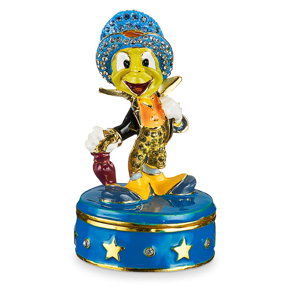 Rakuten - 【取寄せ】 ディズニー Disney US公式商品 ジミニークリケット Jiminy Cricket アリバスブラザーズ 小物入れ 箱 ボックス 容器 [並行輸入品] Trinket Box by Arribas Brothers グッズ ストア プレゼント ギフト クリスマス 誕生日 人気