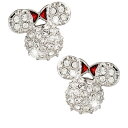 【取寄せ】 ディズニー Disney US公式商品 ミニーマウス ミニー アリバスブラザーズ ピアス ジュエリー アクセサリー [並行輸入品] Minnie Mouse Icon Earrings by Arribas - Domed グッズ ストア プレゼント ギフト クリスマス 誕生日 人気