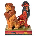 【取寄せ】 ディズニー Disney US公式商品 ライオンキング シンバ スカー 置物 フィギュア ジムショア 人形 おもちゃ [並行輸入品] Simba and Scar ''Proud Petulant'' Figure by Jim Shore ? The Lion King グッズ ストア プレゼント ギフト クリスマス 誕生日 人気