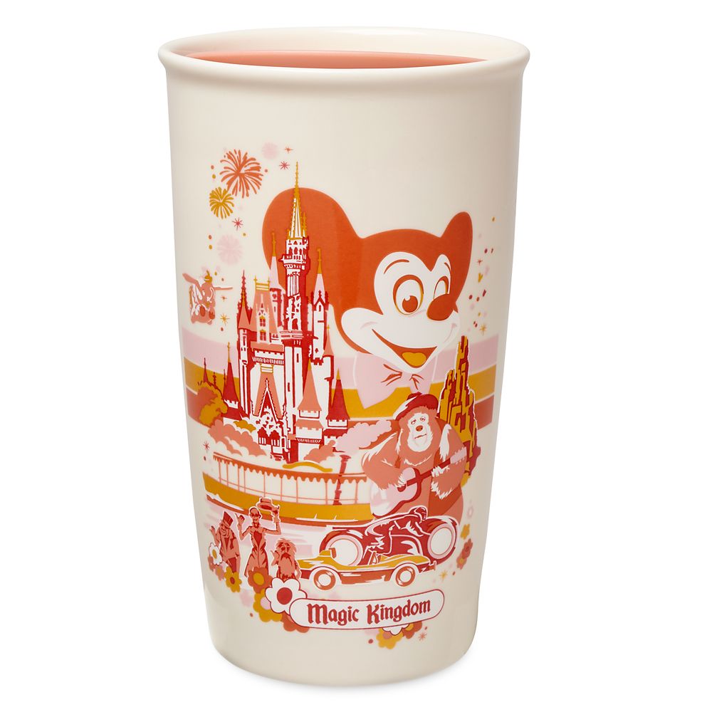 【取寄せ】 ディズニー Disney US公式商品 マジックキングダム スターバックス タンブラー カップ 水筒 コップ 食器 セラミック製 [並行輸入品] Magic Kingdom Starbucks Ceramic Travel Tumbler グッズ ストア プレゼント ギフト クリスマス 誕生日 人気