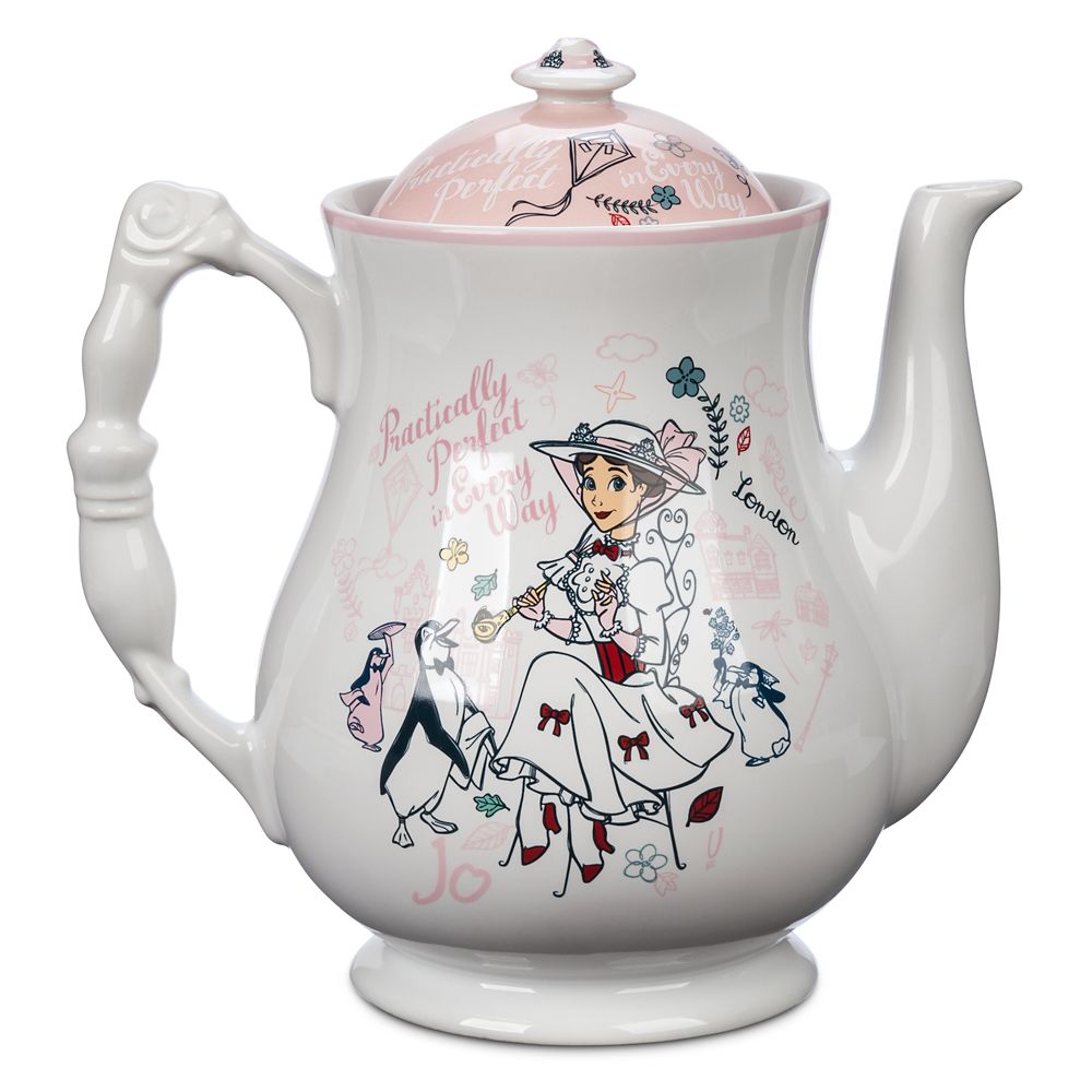 【取寄せ】 ディズニー Disney US公式商品 メリーポピンズ Mary Poppins ティーポット お茶 [並行輸入品] Teapot グッズ ストア プレゼント ギフト クリスマス 誕生日 人気