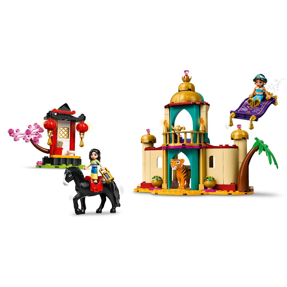 【取寄せ】 ディズニー Disney US公式商品 ムーラン プリンセス アラジン ジャスミン レゴブロック LEGO レゴ おもちゃ アドベンチャー [並行輸入品] Jasmine and Mulan's Adventure 43208 グッズ ストア プレゼント ギフト クリスマス 誕生日 人気