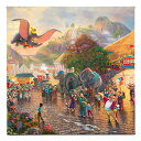 【1-2日以内に発送】 ディズニー Disney US公式商品 ダンボ Dumbo トーマスキンケード Thomas Kinkade キャンバス 絵画 アート インテリア 絵 飾り アートワーク [並行輸入品] 'Dumbo'' Gallery Wrapped Canvas グッズ ストア プレゼント ギフト クリスマス 誕生日 人