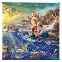  ディズニー Disney US公式商品 リトルマーメイド アリエル Ariel プリンセス トーマスキンケード Thomas Kinkade キャンバス 絵画 アート インテリア 絵 飾り アートワーク  The Little Mermaid Gallery Wrapped Canvas グッズ ストア