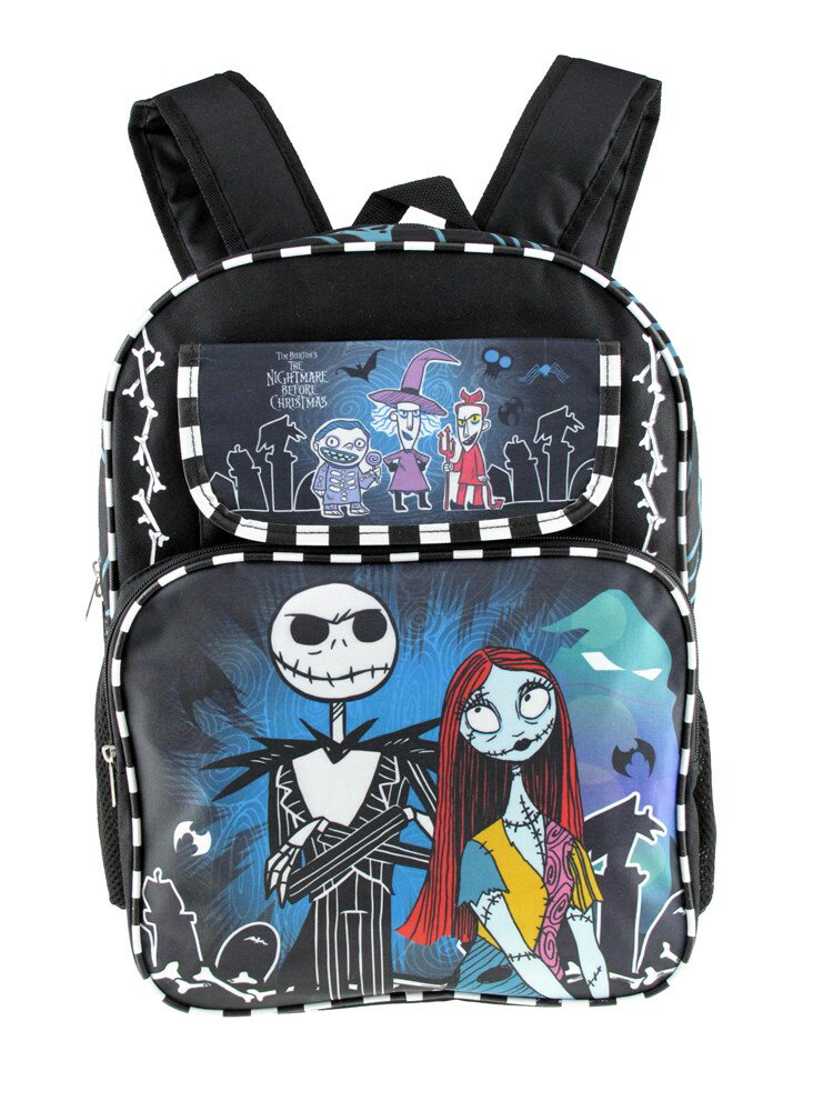 【1-2日以内に発送】【L】 ディズニー Disney ジャックスケリントン ナイトメアビフォアクリスマス リュック リュックサック 旅行 バッグ バックパック 鞄 かばん 男の子 子供 子供用 男子 男児 ボーイズ キッズ [並行輸入品] クリスマス 誕生日 プレゼント ギフト 人のサムネイル