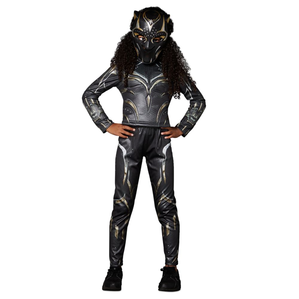 【取寄せ】 ディズニー Disney US公式商品 ブラックパンサー マーベル marvel コスチューム 衣装 ドレス 服 コスプレ ハロウィン ハロウィーン 子供 キッズ 女の子 男の子 [並行輸入品] Black Panther: Wakanda Forever Costume for Kids グッズ ストア プレゼント ギフト ク