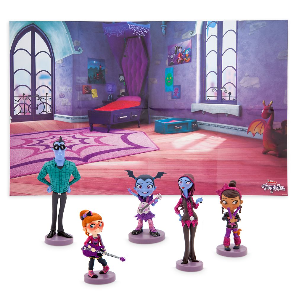 【1-2日以内に発送】 ディズニー Disney US公式商品 バンピリーナ Vampirina ディズニージュニア こうもり バンパイア おもちゃ 玩具 トイ フィギュア 置物 人形 セット [並行輸入品] Figure Play Set グッズ ストア プレゼント ギフト クリスマス 誕生日 人気