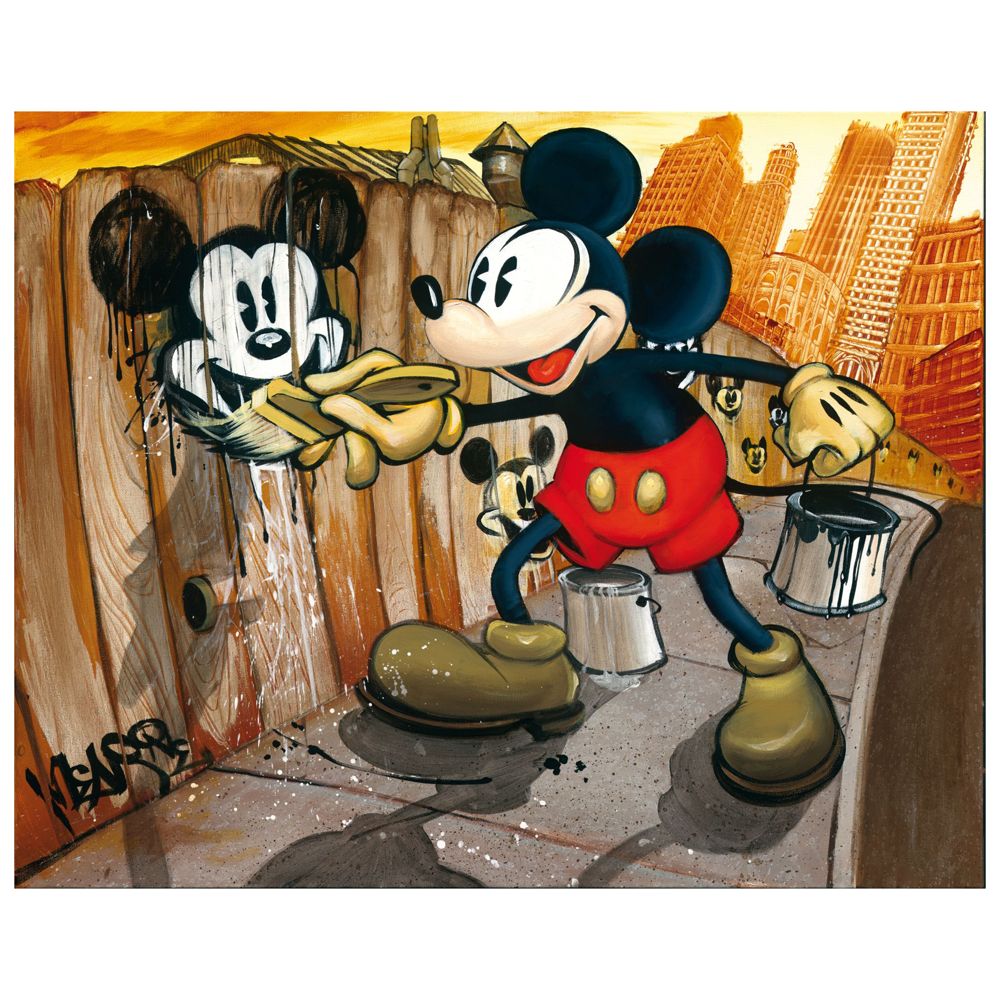 樂天商城 - 【取寄せ】 ディズニー Disney US公式商品 ミッキーマウス ミッキー キャンバス 絵画 アート インテリア 絵 飾り アートワーク [並行輸入品] Mickey Mouse ''Mickey da Vinci'' Gicl?e on Canvas ? BLOC28 グッズ ストア プレゼント ギフト クリスマス 誕生日 人気
