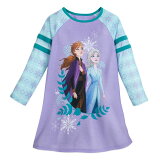 1-2ȯ ǥˡ Disney US 2 ʤν  2 ץ󥻥  륵 Ĺµ Ĺ  ѥ   λ Ҷ λ 륺 Ҷ [¹͢] Anna and Elsa Long Sleeve Nightshirt for Girls Frozen II