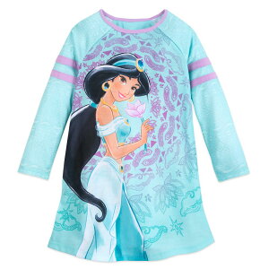 【あす楽】 ディズニー Disney US公式商品 アラジン ジャスミン プリンセス 長袖 長そで 服 パジャマ 寝巻き 部屋着 女の子用 子供用 女の子 ガールズ 子供 [並行輸入品] Jasmine Long Sleeve Nightshirt for Girls グッズ ストア プレゼント ギフト クリスマス 誕