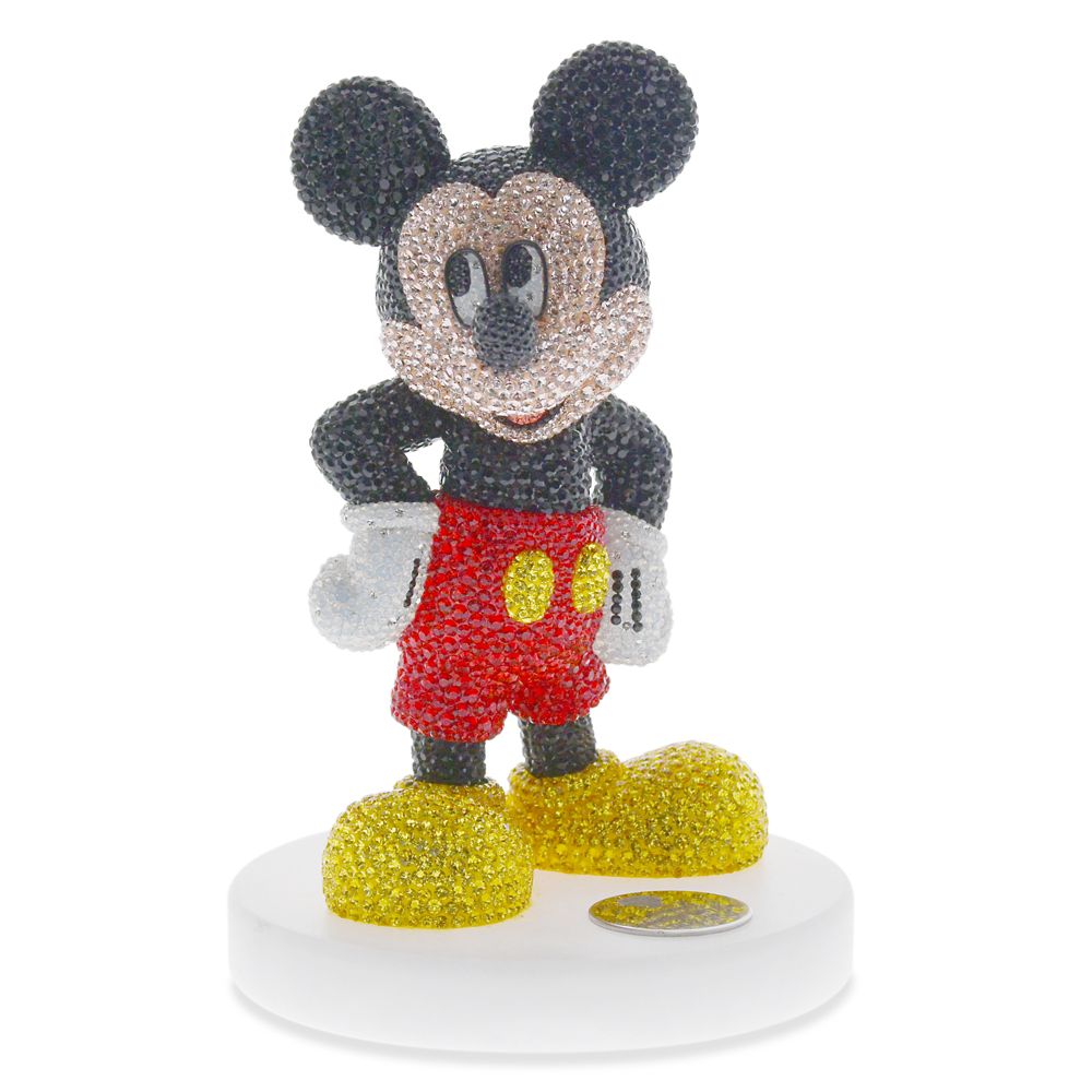 【取寄せ】 ディズニー Disney US公式商品 ミッキーマウス ミッキー アリバスブラザーズ フィギュア 置物 人形 ジュエリー [並行輸入品] Mickey Mouse Jeweled Figurine by Arribas Brothers グッズ ストア プレゼント ギフト クリスマス 誕生日 人気