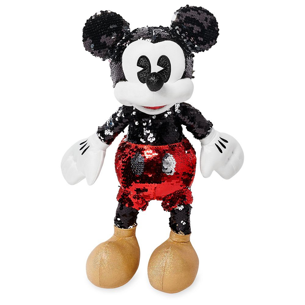 【あす楽】 ディズニー Disney US公式商品 ミッキーマウス ミッキー 小サイズ リバーシブル ぬいぐるみ 人形 おもちゃ 37.5cm スパンコール [並行輸入品] Mickey Mouse Reversible Sequin Plush ? Small 15'' Special Edition グッズ ストア プレゼント ギフト