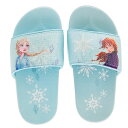 【あす楽】 ディズニー Disney US公式商品 アナ雪2 アナと雪の女王 アナ雪 2 プリンセス アナ エルサ サンダル ビーサン スリッパ ビーチサンダル 靴 くつ 子供 キッズ 女の子 男の子 [並行輸入品] Anna and Elsa Slides for Kids ? Frozen グッズ ストア プレ