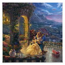 【取寄せ】 ディズニー Disney US公式商品 美女と野獣 ベル プリンセス トーマスキンケード 野獣 Thomas Kinkade キャンバス 絵画 アート インテリア 絵 飾り アートワーク [並行輸入品] 'Beauty and the Beast Dancing in Moonlight'' Gallery Wrapped Canvas