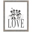 【取寄せ】 ディズニー Disney US公式商品 ミッキーマウス ミッキー ミニーマウス ミニー [並行輸入品] Mickey and Minnie Mouse ''Love'' Wall D?cor グッズ ストア プレゼント ギフト クリスマス 誕生日 人気 1