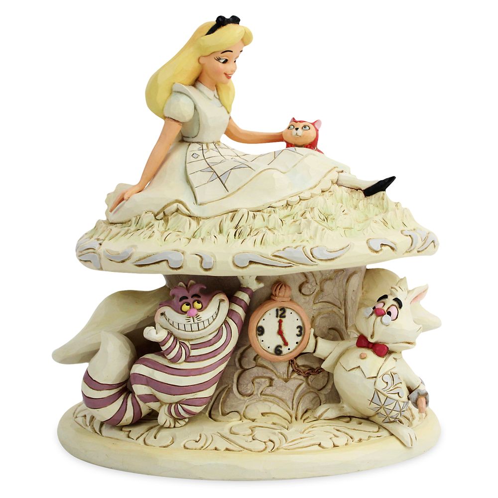 楽天ビーマジカル楽天市場店【取寄せ】 ディズニー Disney US公式商品 アリス ふしぎの国のアリス 置物 フィギュア ジムショア 人形 おもちゃ [並行輸入品] Alice in Wonderland ''Whimsy and Wonder'' White Woodland Figure by Jim Shore グッズ ストア プレゼント ギフト クリスマス 誕生日 人気