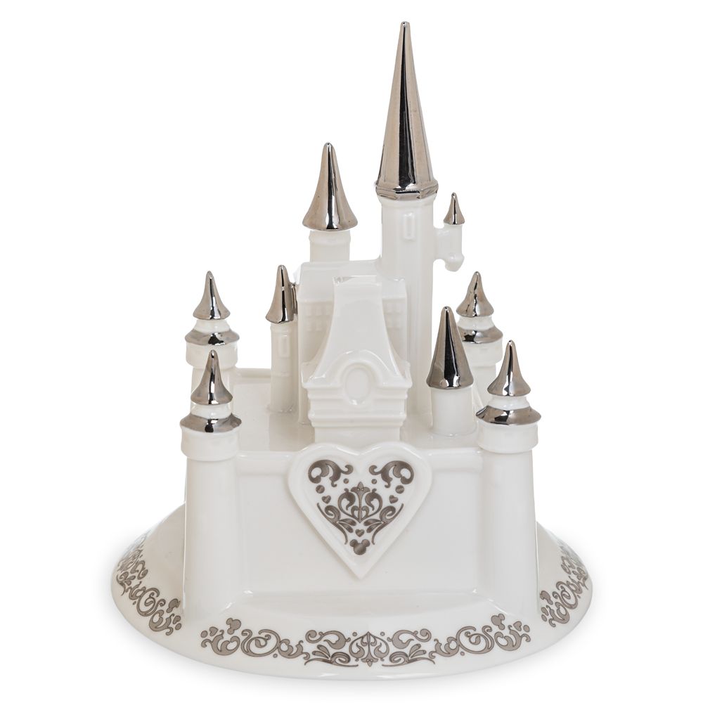 【取寄せ】 ディズニー Disney US公式商品 ファンタジーランド Fantasyland フェアリーテイル おとぎ話 ウェディング ケーキに乗せる飾り おもちゃ デコレーション 城 キャッスル 並行輸入品 Disney 039 s Fairy Tale Weddings Castle Cake Topper グッズ ストア プレゼント ギ