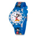 y񂹁z fBYj[ Disney USi ~bL[}EX ~bL[ rv v oh q LbY ̎q j̎q [sAi] Mickey Mouse Time Teacher Watch for Kids ? Print Band ObY XgA v[g Mtg NX}X a lC