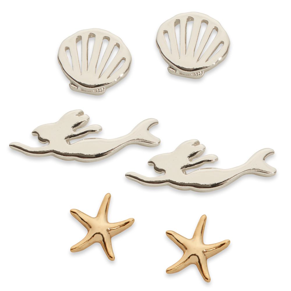 【取寄せ】 ディズニー Disney US公式商品 リトルマーメイド アリエル Ariel プリンセス ピアス ジュエ..