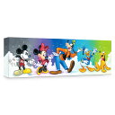 【取寄せ】 ディズニー Disney US公式商品 ミッキー ミニー グーフィー ドナルド プルート ティム・ロジャーソン キャンバス 絵画 アート インテリア 絵 飾り アートワーク [並行輸入品] 'Friends by Design'' Gicl?e on Canvas Tim Rogerson グッズ ストア プレゼント