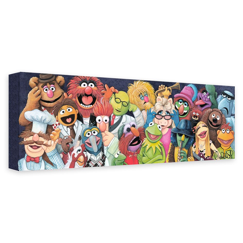 楽天ビーマジカル楽天市場店【取寄せ】 ディズニー Disney US公式商品 マペットショー Muppet キャンバス 絵画 アート インテリア 絵 飾り アートワーク [並行輸入品] The Muppets ''Backstage at the Show'' Gicl?e on Canvas by Michelle St. Laurent グッズ ストア プレゼント ギフト クリスマ