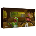 【取寄せ】 ディズニー Disney US公式商品 カーミット マペットショー キャンバス 絵画 アート インテリア 絵 飾り アートワーク [並行輸入品] Kermit and Fozzie ''Movin' Right Along'' Gicl?e on Canvas by Rob Kaz グッズ ストア プレゼント ギフト クリスマス 誕生
