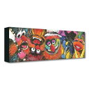 【取寄せ】 ディズニー Disney US公式商品 マペットショー Muppet キャンバス 絵画 アート インテリア 絵 飾り アートワーク [並行輸入品] The Muppets ''Electric Mayhem'' Gicl?e on Canvas by Stephen Fishwick グッズ ストア プレゼント ギフト クリスマス 誕生日