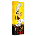 【取寄せ】 ディズニー Disney US公式商品 グーフィー Goofy ティム・ロジャーソン キャンバス 絵画 アート インテリア 絵 飾り アートワーク [並行輸入品] ''Don't Trust a Skinny Chef'' Gicl?e on Canvas by Tim Rogerson グッズ ストア プレゼント ギフト クリスマ