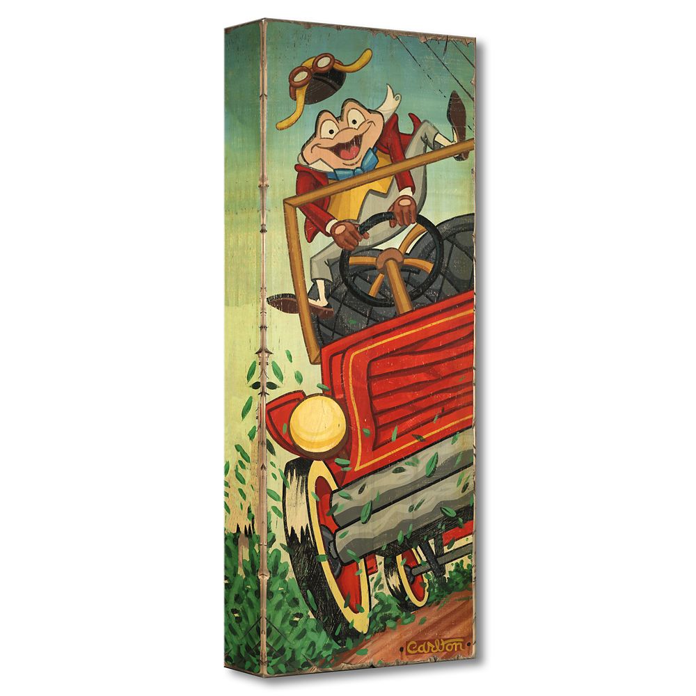  ディズニー Disney US公式商品 イカボードとトード氏 キャンバス 絵画 アート インテリア 絵 飾り アートワーク  Mr. Toad ''The Wild Ride'' Gicl?e on Canvas by Trevor Carlton グッズ ストア プレゼント ギフト クリスマス 誕生日 人気