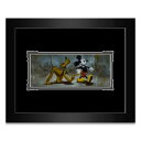 y񂹁z fBYj[ Disney USi ~bL[}EX ~bL[ v[g Pluto G A[g fbNXvg G vg CeA t[t zt [sAi] Mickey Mouse and ''Man's Best Friend'' Framed Deluxe Print by Noah ObY XgA v