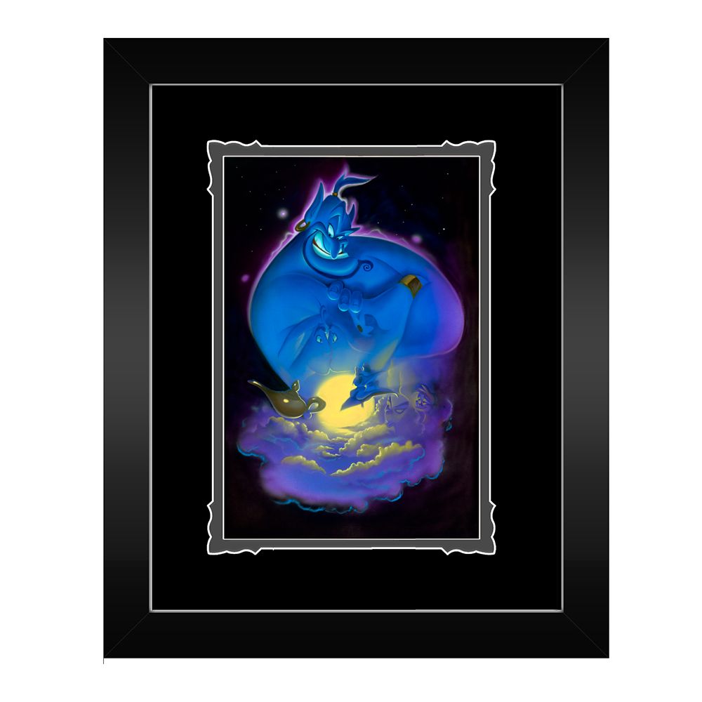楽天ビーマジカル楽天市場店【取寄せ】 ディズニー Disney US公式商品 アラジン ジャスミン プリンセス 絵 アート デラックスプリント 絵画 プリント インテリア フレーム付き 額付き [並行輸入品] Aladdin ''Your Wish is My Command'' Framed Deluxe Print by Noah グッズ ストア プレゼント ギ
