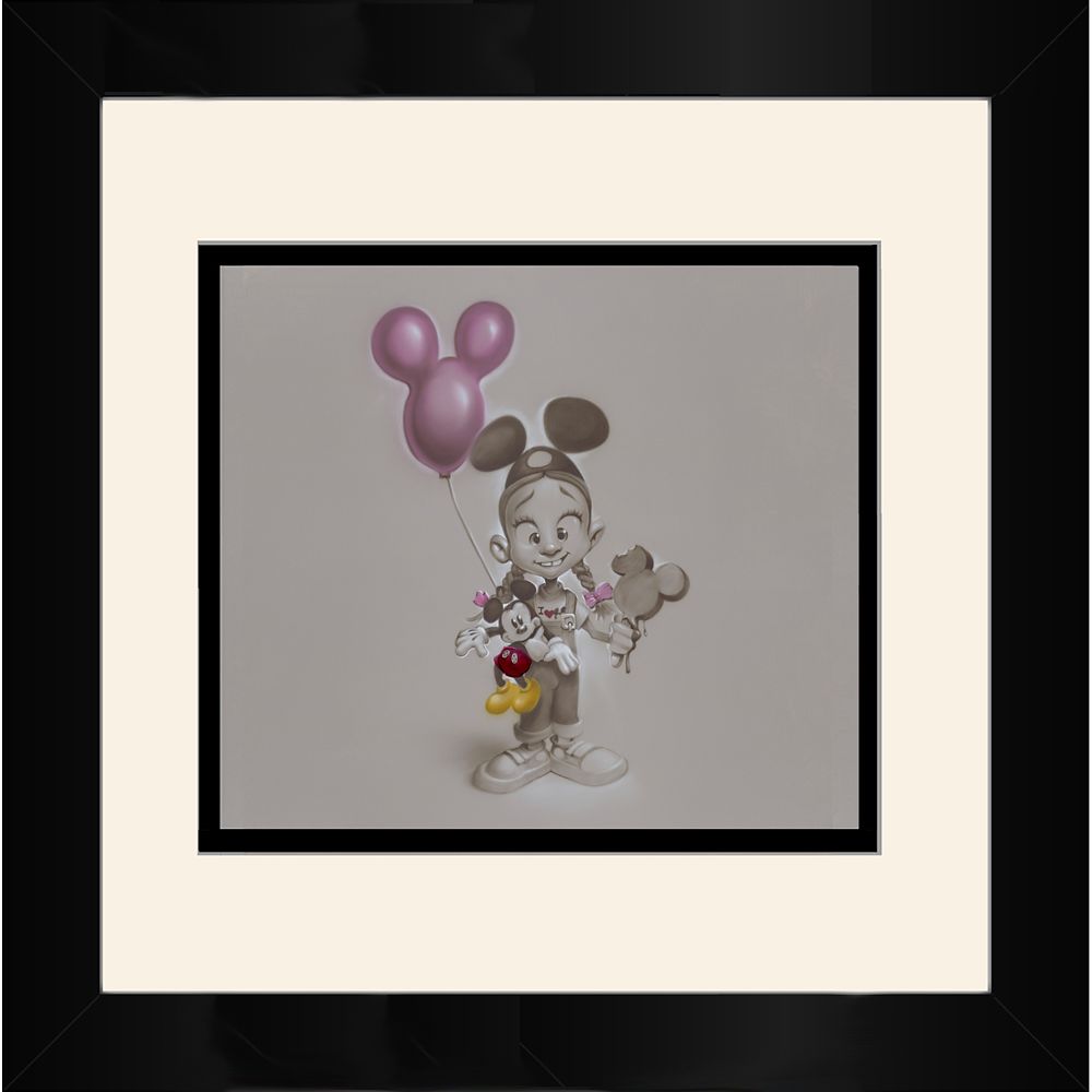 楽天ビーマジカル楽天市場店【取寄せ】 ディズニー Disney US公式商品 ミッキーマウス ミッキー 絵 アート デラックスプリント 絵画 プリント インテリア フレーム付き 額付き [並行輸入品] 'Making Mickey Memories'' Framed Deluxe Print by Noah グッズ ストア プレゼント ギフト クリスマス 誕