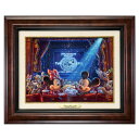 【取寄せ】 ディズニー Disney US公式商品 ミッキーマウス ミッキー トーマスキンケード Thomas Kinkade キャンバス フレーム付き 額付き 絵画 アート インテリア 絵 飾り アートワーク [並行輸入品] '90 Years of Mickey'' Framed Canvas Classic グッズ ス