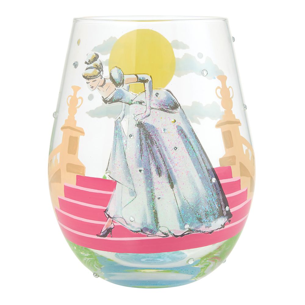 Rakuten - 【取寄せ】 ディズニー Disney US公式商品 シンデレラ プリンセス 靴 シューズ くつ グラス ガラス ステムレスグラス ワイングラス [並行輸入品] Cinderella ''If the Shoe Fits'' Stemless Glass by Lolita グッズ ストア プレゼント ギフト クリスマス 誕生日 人気
