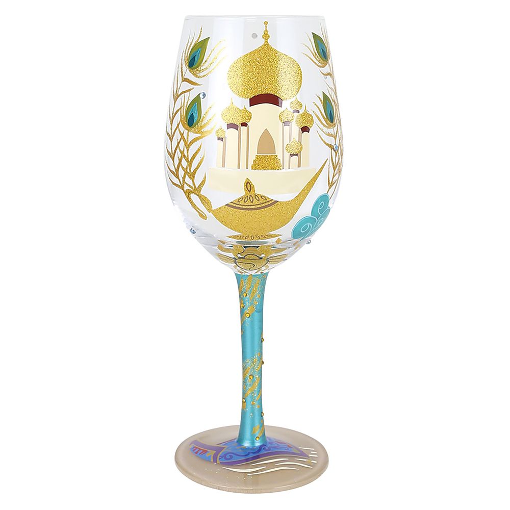 Rakuten - 【取寄せ】 ディズニー Disney US公式商品 アラジン ジャスミン プリンセス グラス コップ カップ ガラス [並行輸入品] Jasmine ''Show Me the World'' Stemmed Glass by Lolita ? Aladdin グッズ ストア プレゼント ギフト クリスマス 誕生日 人気