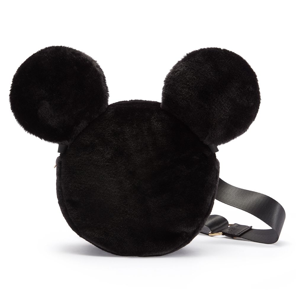 Rakuten - 【取寄せ】 ディズニー Disney US公式商品 ミッキーマウス ミッキー バッグ バック 鞄 かばん ぬいぐるみ 人形 おもちゃ クロスボディーバッグ [並行輸入品] Mickey Mouse Icon Plush Crossbody Bag ? Black グッズ ストア プレゼント ギフト クリスマス 誕生日 人気