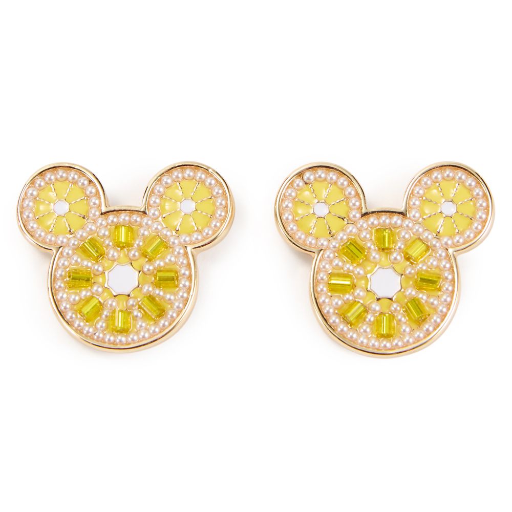 Rakuten - 【取寄せ】 ディズニー Disney US公式商品 ミッキーマウス ミッキー ピアス ジュエリー アクセサリー [並行輸入品] Mickey Mouse Icon Lemon Stud Earrings グッズ ストア プレゼント ギフト クリスマス 誕生日 人気