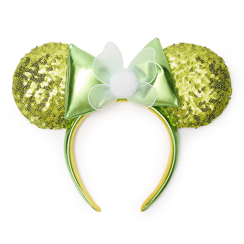 乐天商城 - 【取寄せ】 ディズニー Disney US公式商品 ティンカーベル ピーターパン 大人用 大人 ヘッドバンド ヘアアクセサリー イヤーヘッドバンド アクセサリー バンド スパンコール [並行輸入品] Tinker Bell Sequin Ear Headband for Adults ? Peter Pan プレゼント ギフト